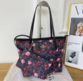 Coach Tote with Matching Mini Pouch