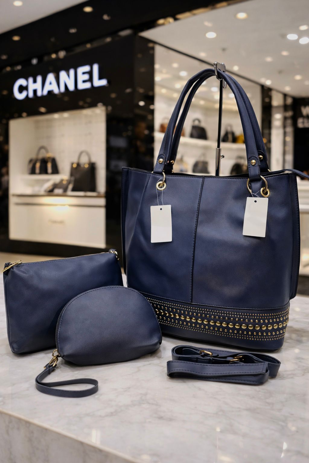 Retro three piece combo set bag