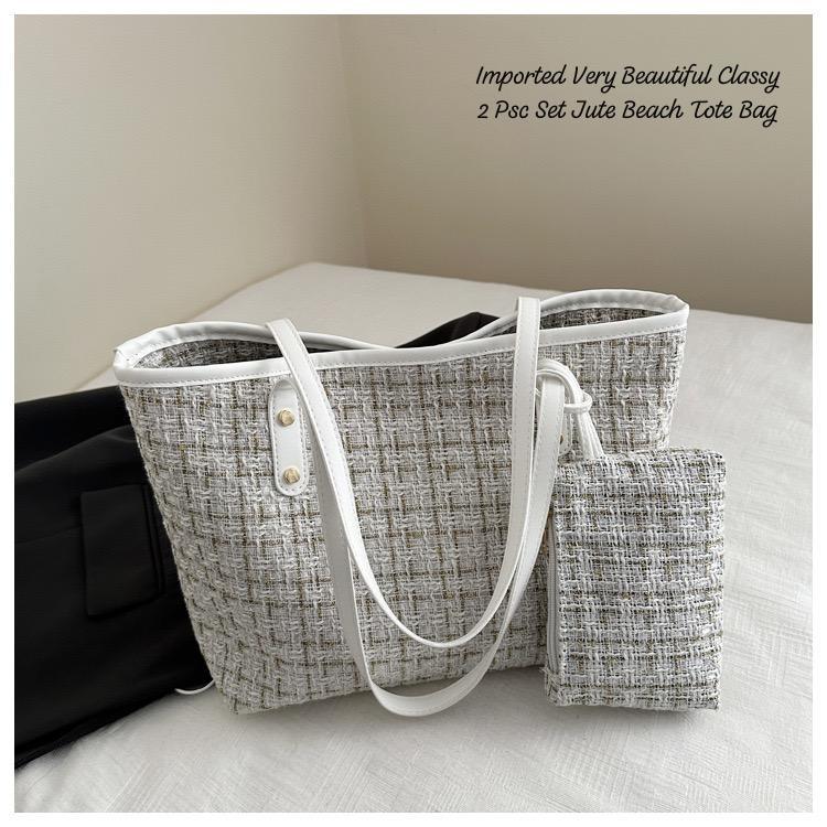 Set Jute Tote Bag
