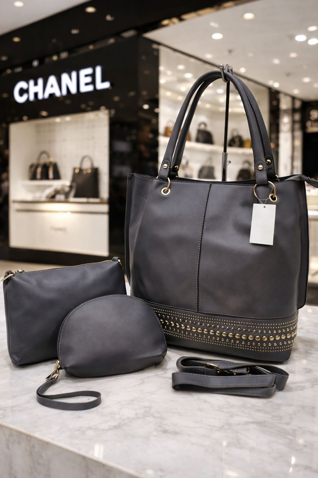 Retro three piece combo set bag