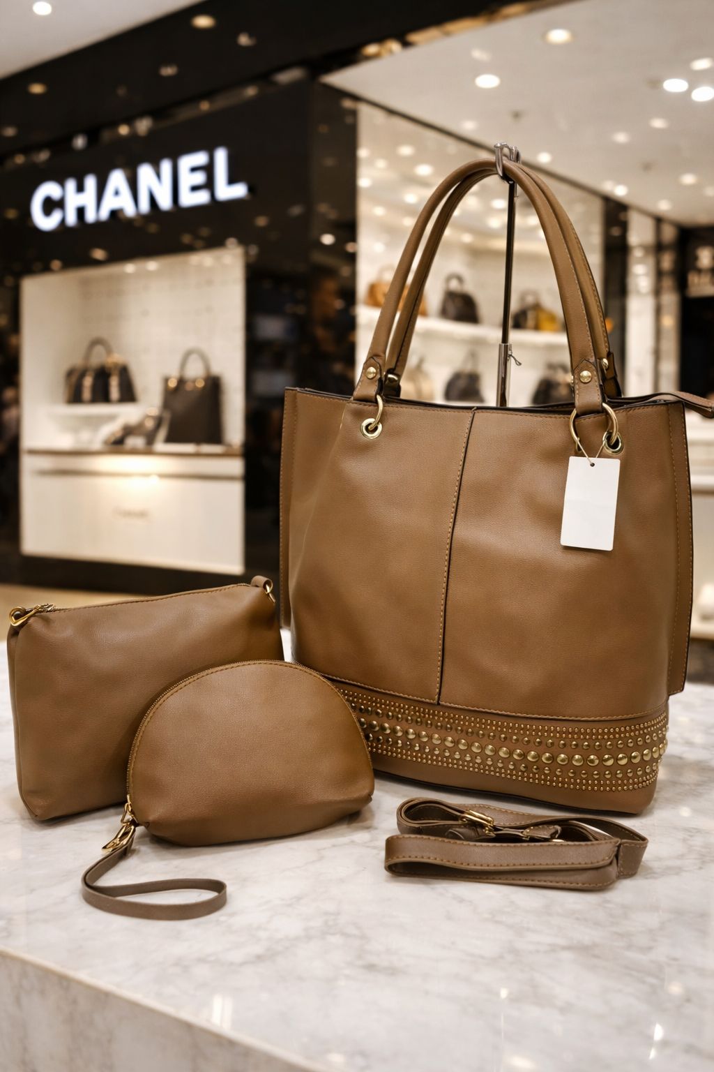 Retro three piece combo set bag