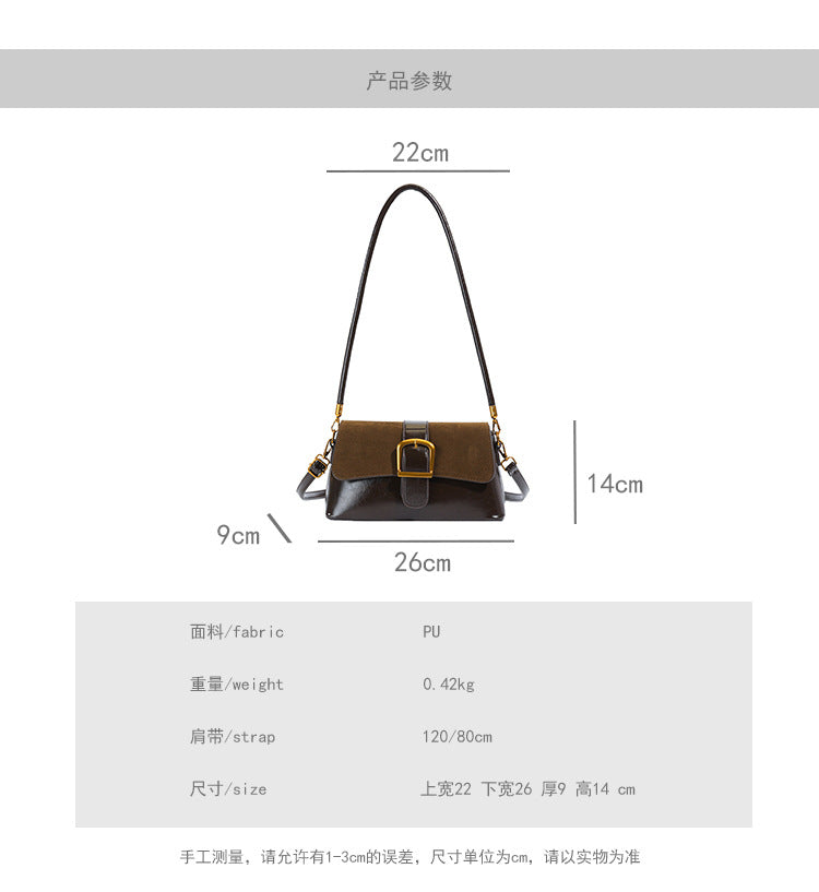 Ladies Dual Belt Sling Bag