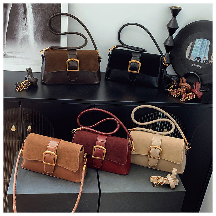 Ladies Dual Belt Sling Bag