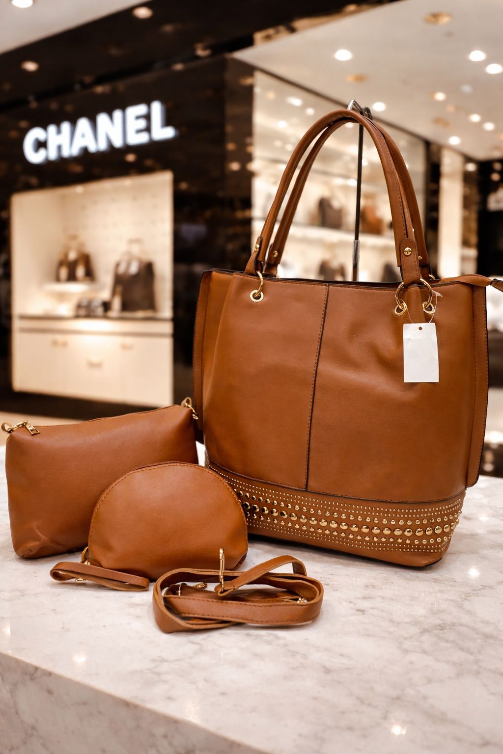 Retro three piece combo set bag