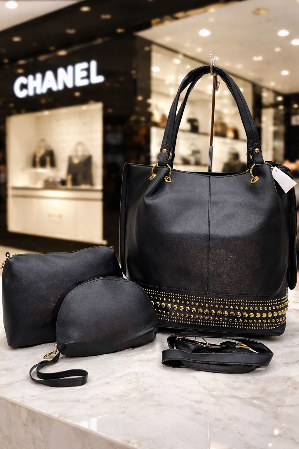 Retro three piece combo set bag