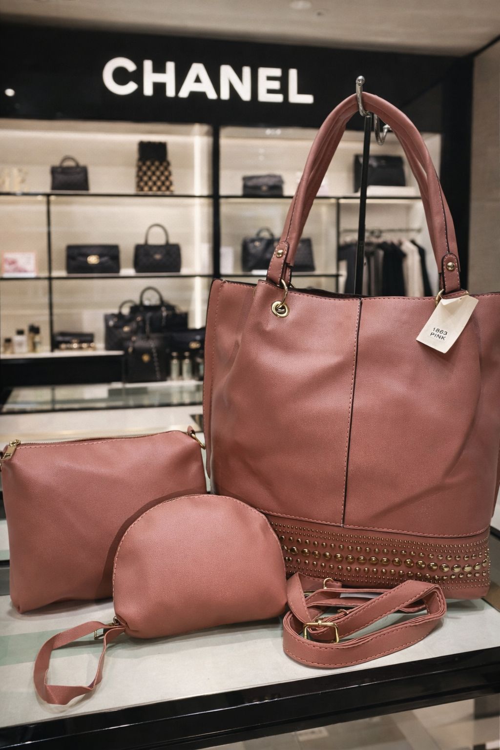 Retro three piece combo set bag