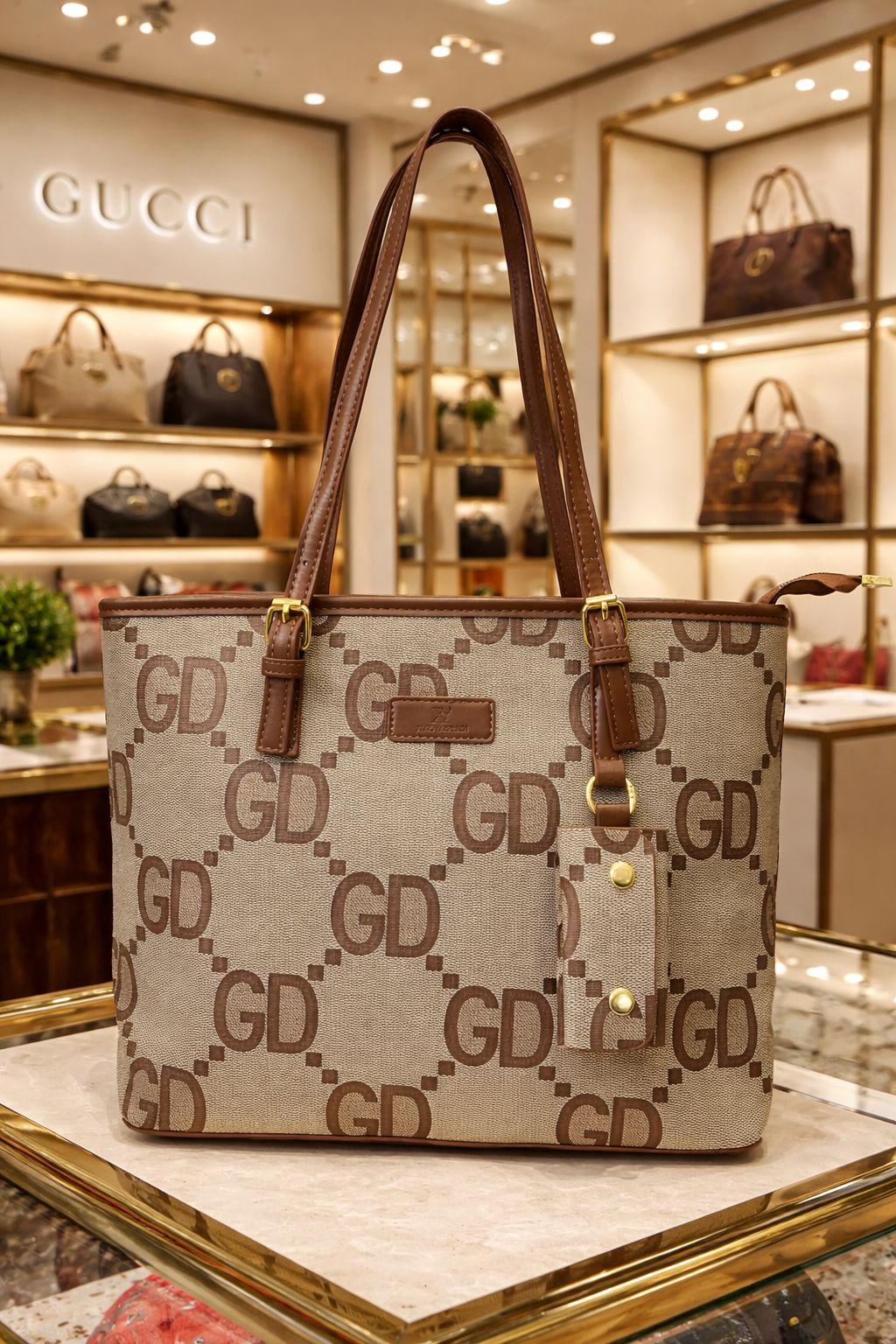 Tote Bag with Key Holder